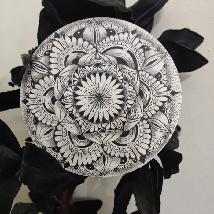 Zendalas Zentangle artwork by Rashim Bhargava CZT