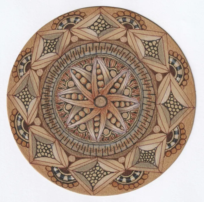 Zendalas Zentangle artwork by Rashim Bhargava CZT